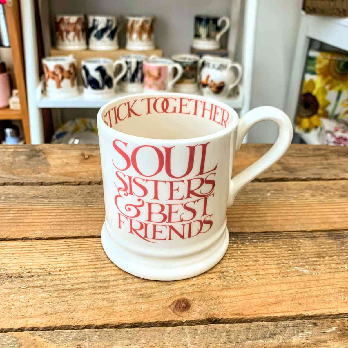 Emma Bridgewater Soul Sisters Half Pint Mug Cooking Kneads