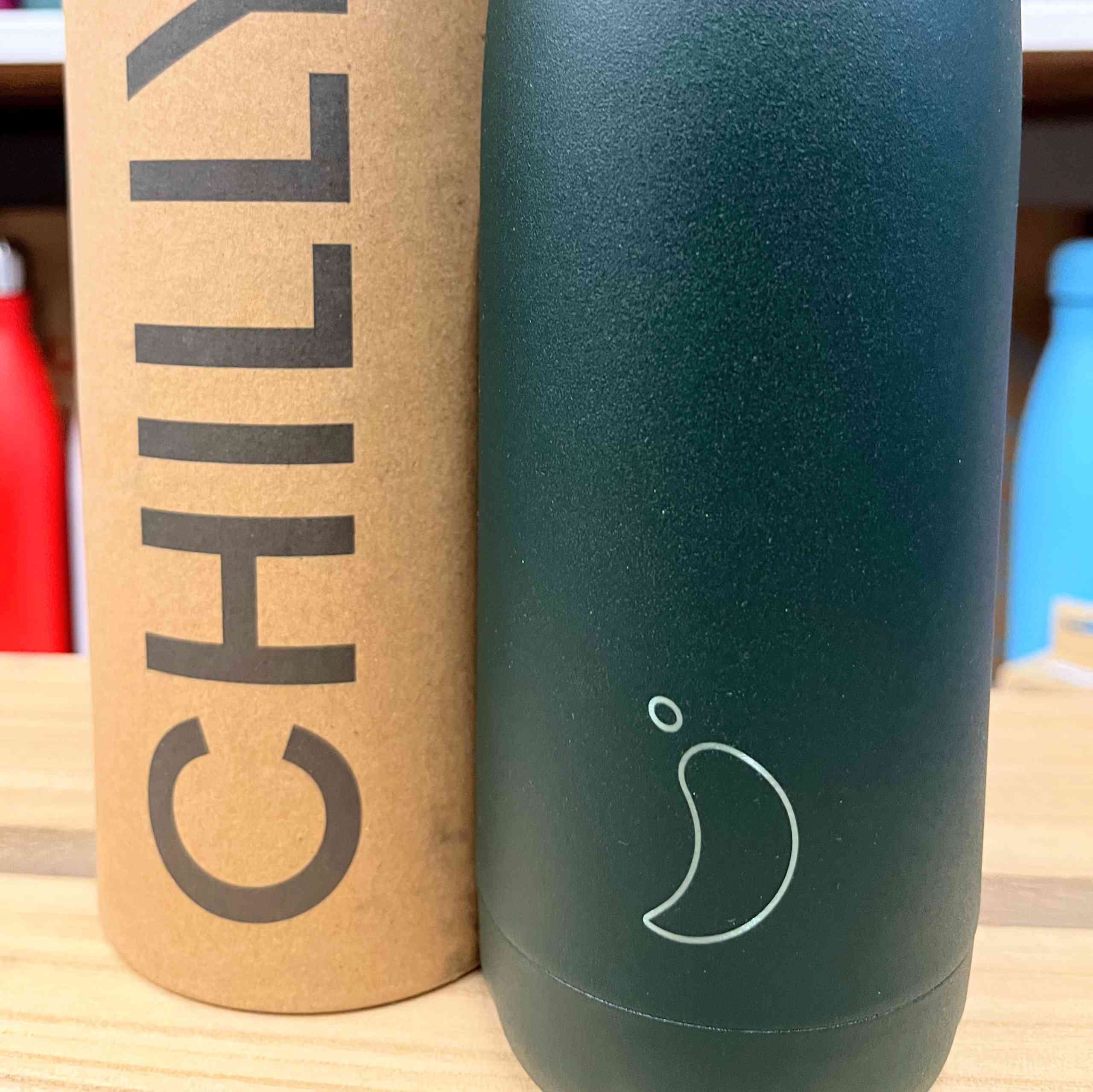 Chilly's 500ml Series 2 Stainless Steel Water Bottle - Pine Green