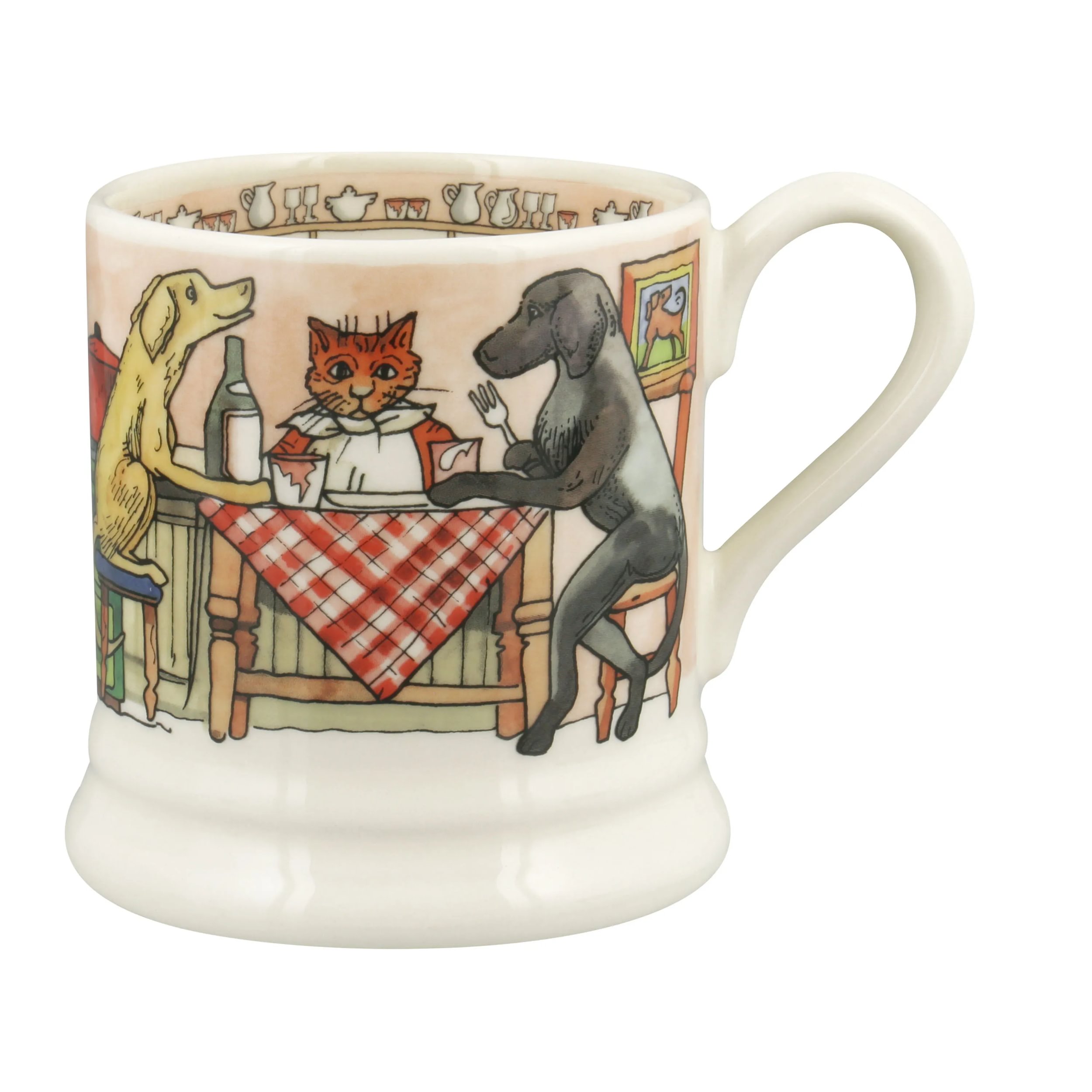 Emma Bridgewater Dog s Dinner Party Half Pint Mug