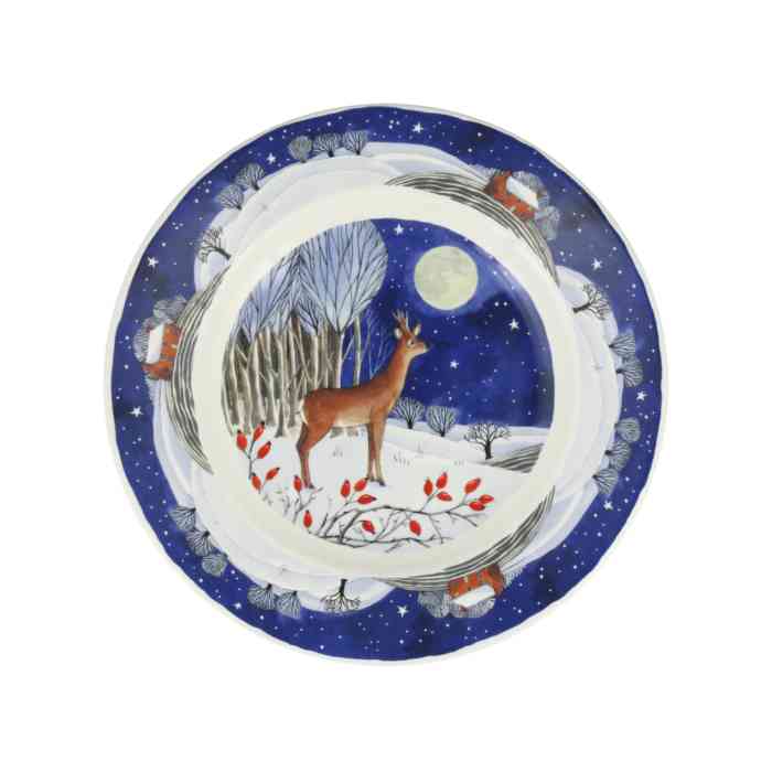 emma-bridgewater-midnight-deer-8-½-inch-plate