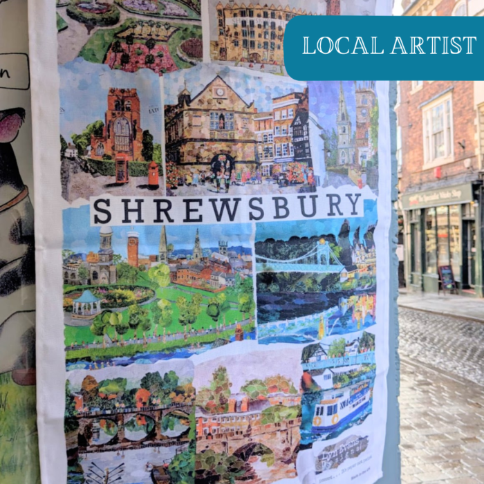 lyn-evans-designs-shrewsbury-100%-cotton-tea-towel