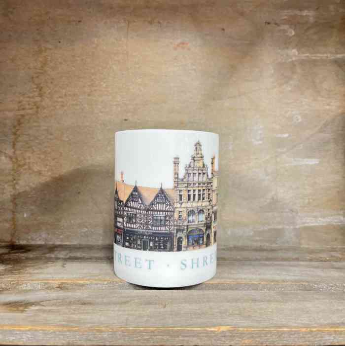 shrewsbury-streetscape-bone-china-mugs-high-street